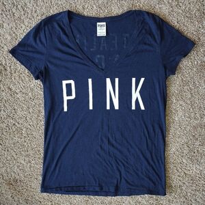 PINK Victoria's Secret Seattle Mariners V-Neck Tee Large